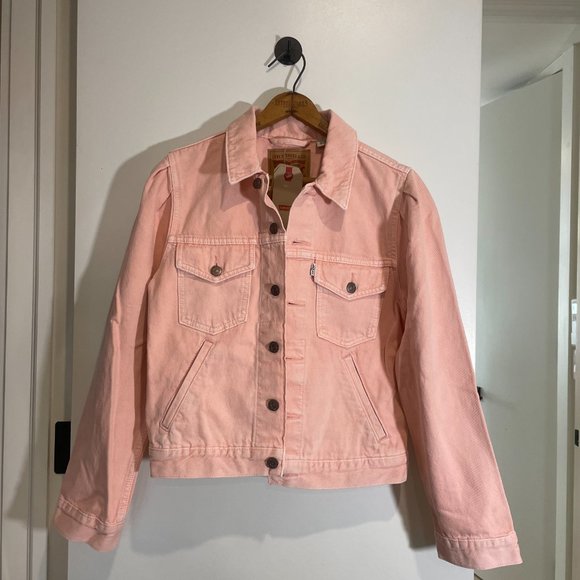 NWT Levi's Pink Trucker Jacket - S - Picture 5 of 7